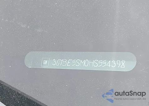 2017 Chevrolet Cruze Lt Auto from USA, damaged, VIN 3G1BE5SM0HS554398